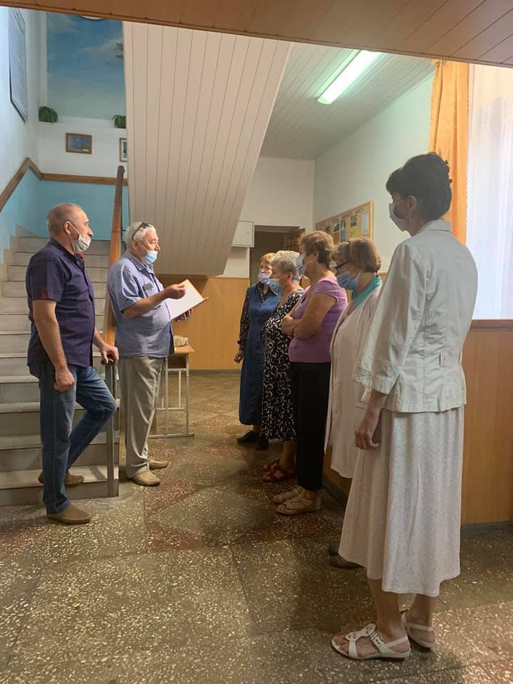 Заняття з пожежної безпеки для підсобних робітників та сторожів коледжу