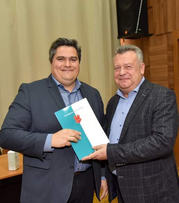 Вітаємо з почесною нагородою