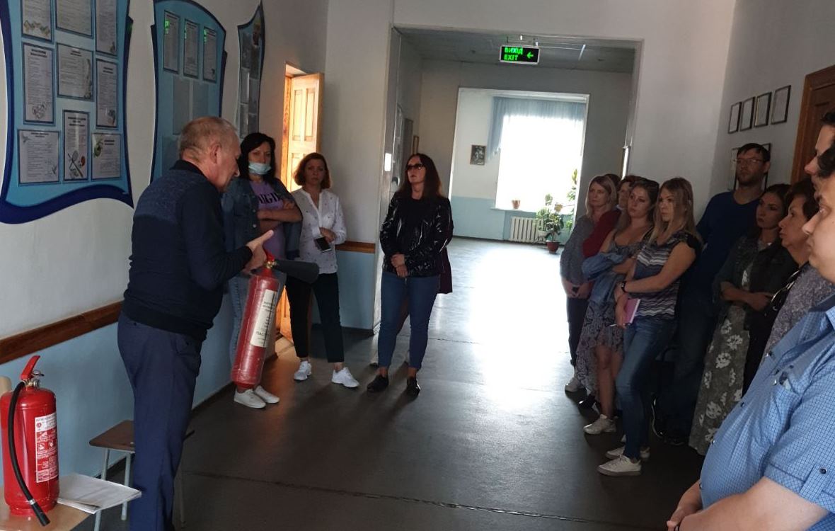 Заняття із протипожежної безпеки