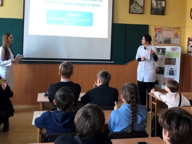 Інформаційна година щодо боротьби з цукровим діабетом у ЗОШ №4