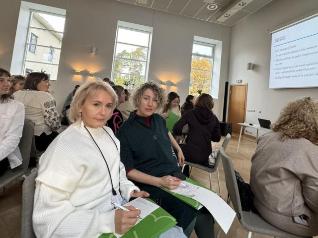 Участь у семінарі «Профілактика вигорання за допомогою різних форм терапії» (м.Харьюмаа, Естонія)