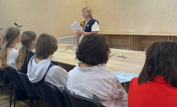 Лекція наукової співробітниці Народного музею Тараса Шевченка, членкині Національної спілки журналістів України