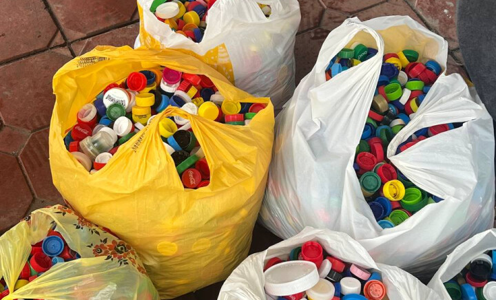 Збір пластикових кришок здобувачами освіти коледжу